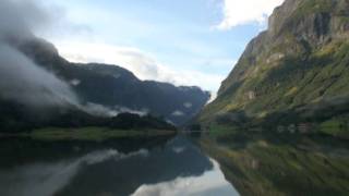 FJORDS Norway  Experience the Nærøyfjord in 3 minutes [upl. by Naitsirt]