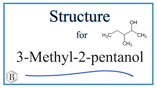 Structural Formula for 3Methyl2pentanol 3Methylpentan2ol [upl. by Haididej]