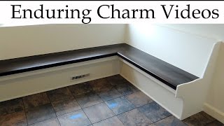 How To Build Custom Kitchen Bench Seating [upl. by Nivrae102]