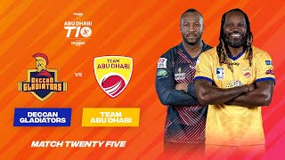 Mach 25 HIGHLIGHTS  Deccan Gladiators vs Team Abu Dhabi  Day 11  Abu Dhabi T10 Season 5 [upl. by Given850]