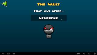 Geometry Dash quotThe Vaultquot all codes [upl. by Attenwahs]