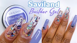 How To Builder Gel Nails At Home Under 20 Saviland Builder Gel Kit [upl. by Eded906]