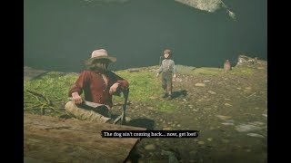 Micah Killed Jacks Dog Cain  Hidden Dialogue  Red Dead Redemption 2 [upl. by Claudy992]