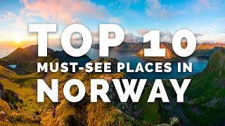 TOP 10 MUSTSEE PLACES IN NORWAY  A Photographers Guide [upl. by Gunzburg297]