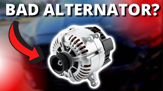 SYMPTOMS OF A BAD ALTERNATOR [upl. by Esilrahc]