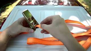 How to use Ratchet Straps the Secret to it [upl. by Gisela]