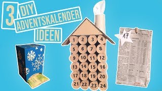 3 DIY Adventskalender zum selber machen [upl. by Ahsiruam]