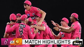 Sydney Sixers too strong for Perth Scorchers and go backtoback  KFC BBL10 [upl. by Allwein942]