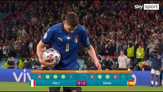 Il Rigore di Jorginho ⚽ Italia Vs Spagna ⚽ Caressa e Bergomi  Euro 2020 [upl. by Asp]