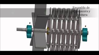 Maquina Trituradora SolidWorks 2010 [upl. by Ytitsahc]