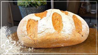 Rustikales Bauernbrot backen mit Gelinggarantie [upl. by Ecnedurp407]