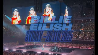 Billie Eilish Live in Sydney  Full Concert  28 Feb 2025 [upl. by Joub]