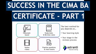 How to Succeed in the CIMA Certificate Exams [upl. by Garling]