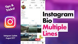 How to Edit Instagram Bio  Multiple Lines Tips amp Tricks [upl. by Einner]