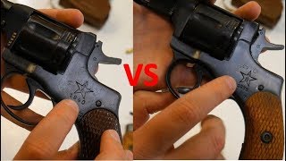 Comparing PreWar and WW2 Nagant 1895 Revolvers [upl. by Annaiviv]