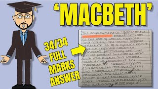 100 Full Marks Macbeth Answer [upl. by Nelubez161]