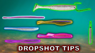 Dropshot Fishing For Bass  Beginner To Advanced Tricks [upl. by Drarej]