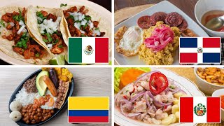 LA COMIDA TÍPICA DE CADA PAÍS DE LATINOAMÉRICA  ISO TOPS [upl. by Pettiford397]