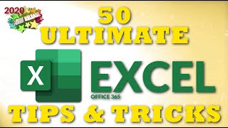 50 Ultimate Excel Tips and Tricks for 2020 [upl. by Isus]