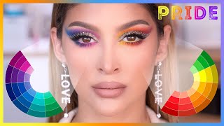 TEORÍA DEL COLOR FRÍOS Y CÁLIDOS  MAQUILLAJE PRIDE [upl. by Jasper362]