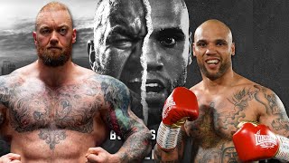 Hafthor Bjornsson Vs Simon Vallily  FULL FIGHT Thor Vs the Beast [upl. by Leonteen]