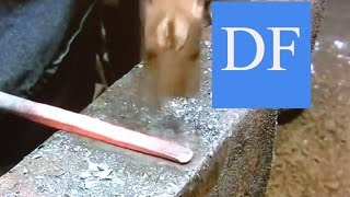 Blacksmithing for beginners Basic Forging 1 [upl. by Yrruc190]