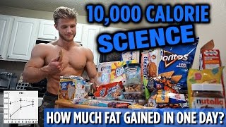 10000 Calorie Challenge SCIENCE Explained  How Much Fat Gained in One Day [upl. by Adnolohs]