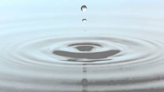 slow motion rippling water droplets [upl. by Roee]