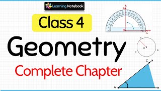 Class 4 Maths Geometry Complete Chapter [upl. by Ahsiat237]