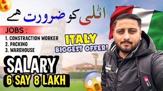 Italy Free Work Visa 2024  How To Apply Italy Visa  Jobs In Italy  Step by Step by Process [upl. by Anjela998]