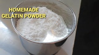 Homemade gelatin powder [upl. by Yerhpmuh]