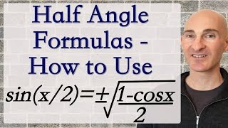 Half Angle Formulas  How to Use [upl. by Mahla]