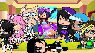 Aphmau gacha life react part 7 [upl. by Attah]