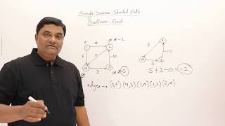 44 Bellman Ford Algorithm  Single Source Shortest Path  Dynamic Programming [upl. by Martie]