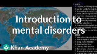 Introduction to mental disorders  Behavior  MCAT  Khan Academy [upl. by Eladnyl505]