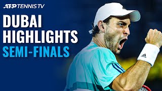 Karatsev vs Rublev Harris vs Shapovalov  Dubai 2021 SemiFinal HIghlights [upl. by Post]