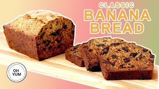 Professional Baker Teaches You How To Make BANANA BREAD [upl. by Lanny]