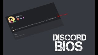 HOW TO Make a Discord Bio [upl. by Aliab]