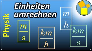 Einheiten umrechnen  Physik  wwwmathephysiktechnikde [upl. by Inhoj219]