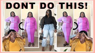 5 THINGS YOU SHOULD STOP DOING 🛑THE WORST PLUS SIZE FASHION MISTAKES  TIPS TO FIX EM I SUPPLECHIC [upl. by Euqinwahs461]