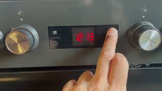 Beko Oven Clock Reset [upl. by Ardnaeel790]