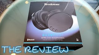 Brookstone Silent Beat Bluetooth Headphones  The Review [upl. by Donna310]