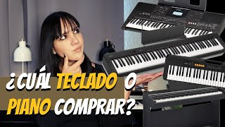 ¿Cuál teclado o piano compro 🎹 Te explico los tipos de piano  MARCELA [upl. by Mckeon]