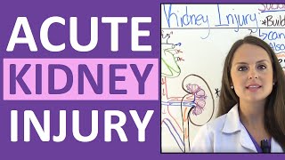 Acute Kidney Injury Acute Renal Failure Nursing NCLEX Review Management Stages Pathophysiology [upl. by Llerroj]