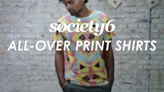 All Over Print TShirts from Society6  Product Video [upl. by Noeled]