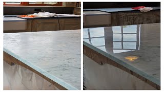 How to Clean and Restore a Marble Countertop [upl. by Aleahc334]