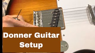 Donner DTC100 Guitar Setup [upl. by Gnni]