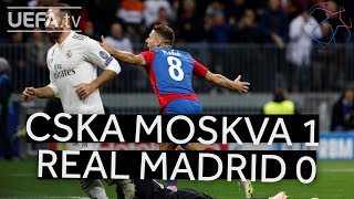 CSKA MOSKVA 10 REAL MADRID UCL HIGHLIGHTS [upl. by Joelle]