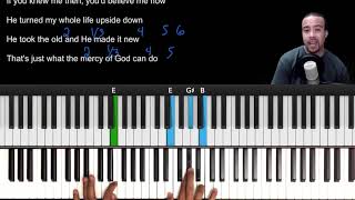 Mercy  Elevation Worship amp Maverick City  Piano Tutorial [upl. by Zampardi]