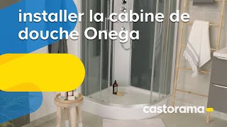 Comment installer la cabine de douche Onega Goodhome  Castorama [upl. by Acirretahs]